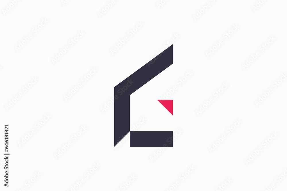 letter g logo design with house logo concept letter g logo design with house logo concept