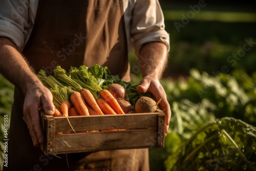 person holding a bunch of fresh vegetables
