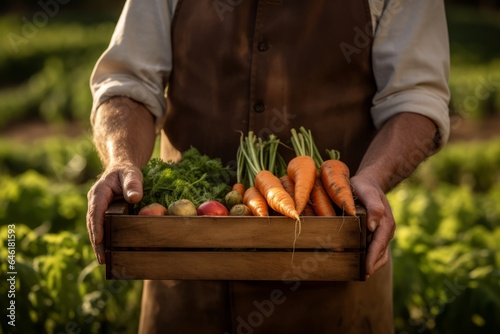 person holding a bunch of carrots