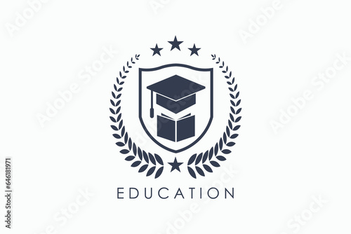education logo design with unique concept