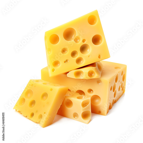 yellow cheese with holes