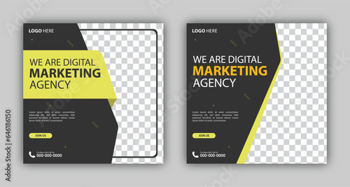 Corporate and digital business marketing promotion post design or social media banner minimal and modern. flyer, poster, banner, brochure, email header, post in social networks, advertising, events.