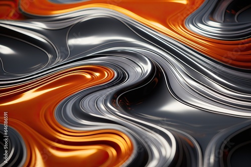 Liquid Metal Reflecting Light  Pattern. Abstract Composit ideal for Futuristic   Eyecatching Wallpaper.