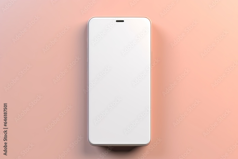 Functional Modernist Mockup: Mobile Phone Message Frame in Contemporary Style Functional Modernist Mockup: Mobile Phone Message Frame in Contemporary Style