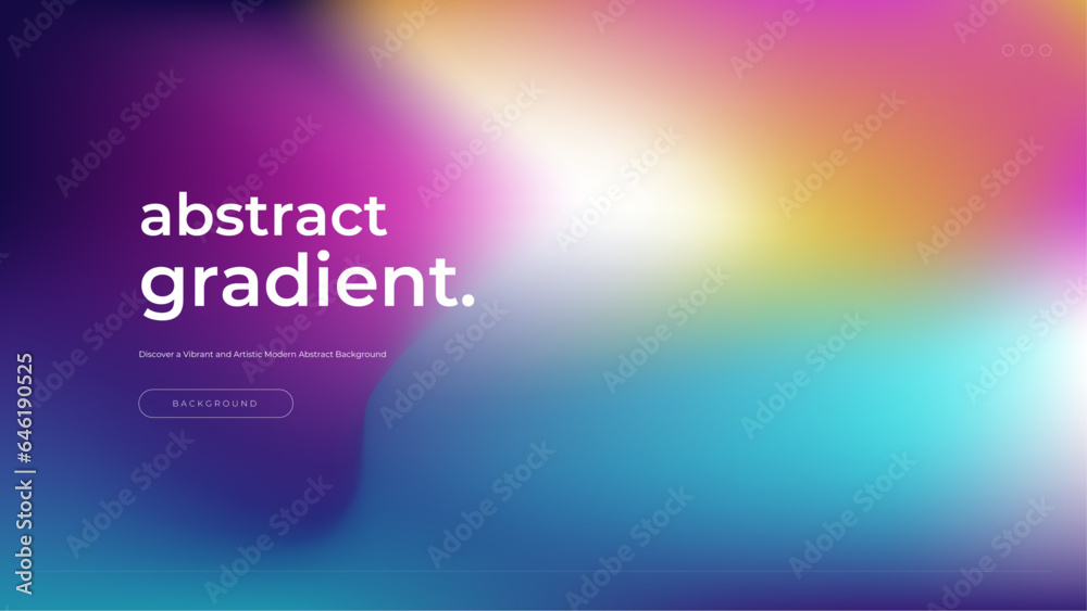 Colorful gradient background abstract vibrant