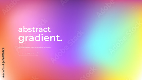 Vector gradient abstract background colorful colourful