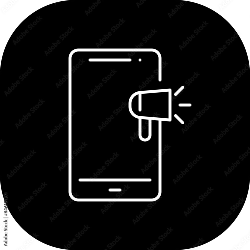 Mobile marketing digital marketing icon with black filled line outline style. marketing, business, mobile, technology, digital, internet, communication. Vector Illustration Mobile marketing digital marketing icon with black filled line outline style. marketing, business, mobile, technology, digital, internet, communication. Vector Illustration