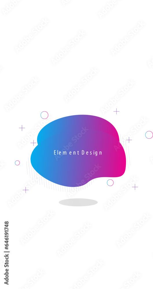 Simple Gradient Element Text Background Vector Simple Gradient Element Text Background Vector