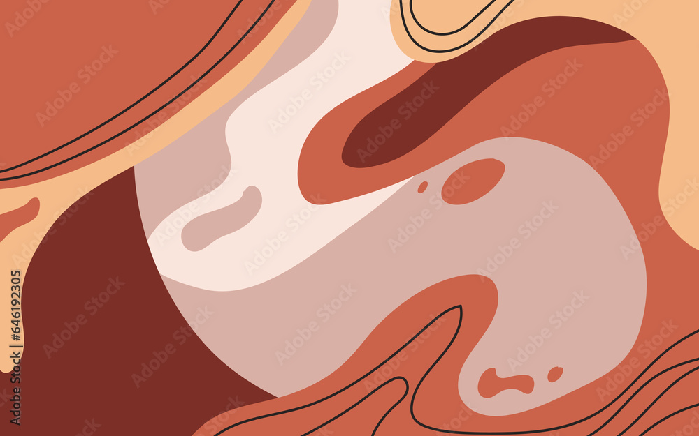 Hand drawn flat terracotta background Hand drawn flat terracotta background
