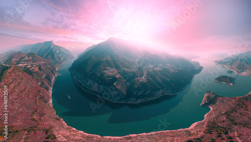 Fengjie chongqing autumn scenery