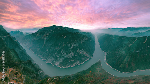 The Yangtze river three gorges nature reserve of scenery - goddess peak