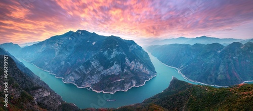 The Yangtze river three gorges nature reserve of scenery - goddess peak photo