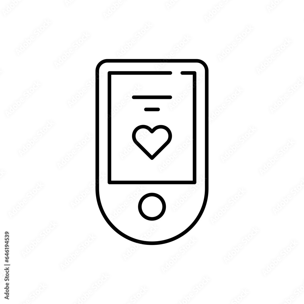 Oximeter medical and health icon with black outline. pulse, health, medical, saturation, medicine, oximeter. Vector illustration Oximeter medical and health icon with black outline. pulse, health, medical, saturation, medicine, oximeter. Vector illustration