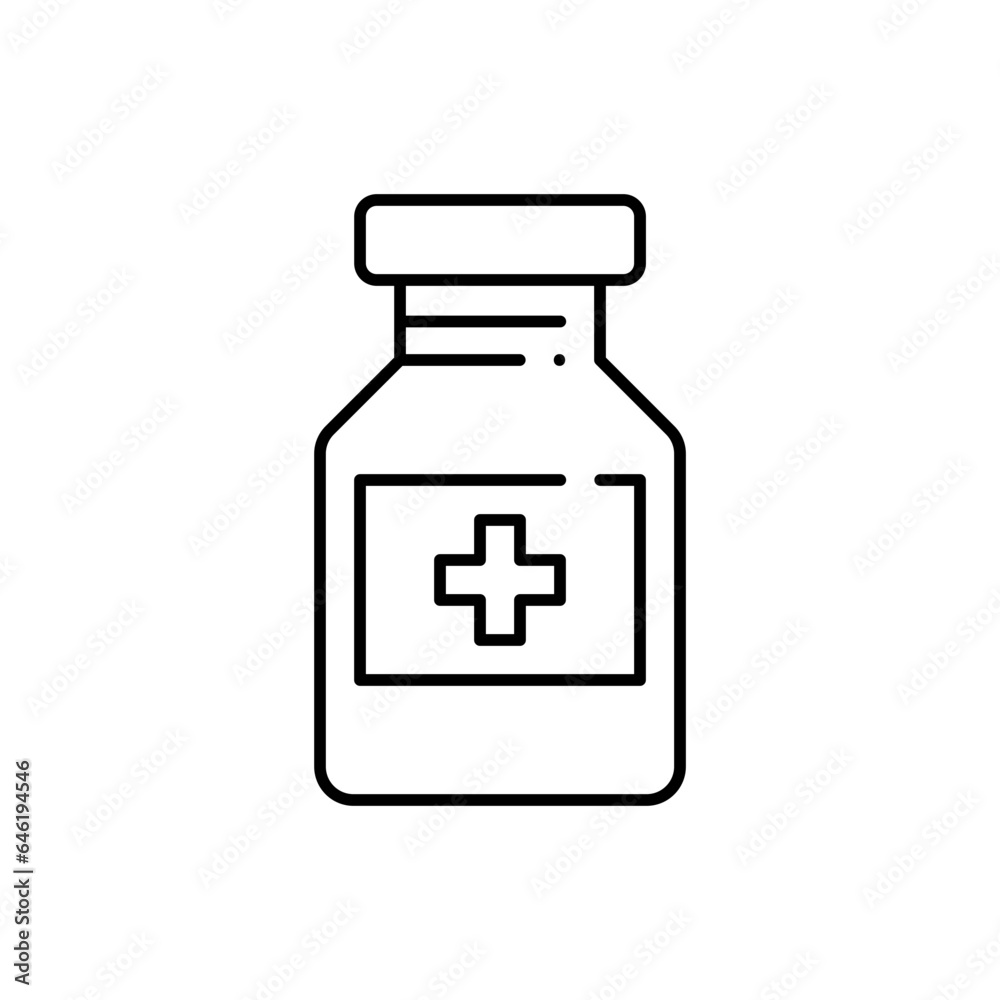 Medicine medical and health icon with black outline. medicine, health, medical, pharmacy, treatment, drug, hospital. Vector illustration Medicine medical and health icon with black outline. medicine, health, medical, pharmacy, treatment, drug, hospital. Vector illustration