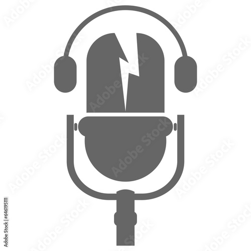 Logo Vintage Microphone International Podcast Day  