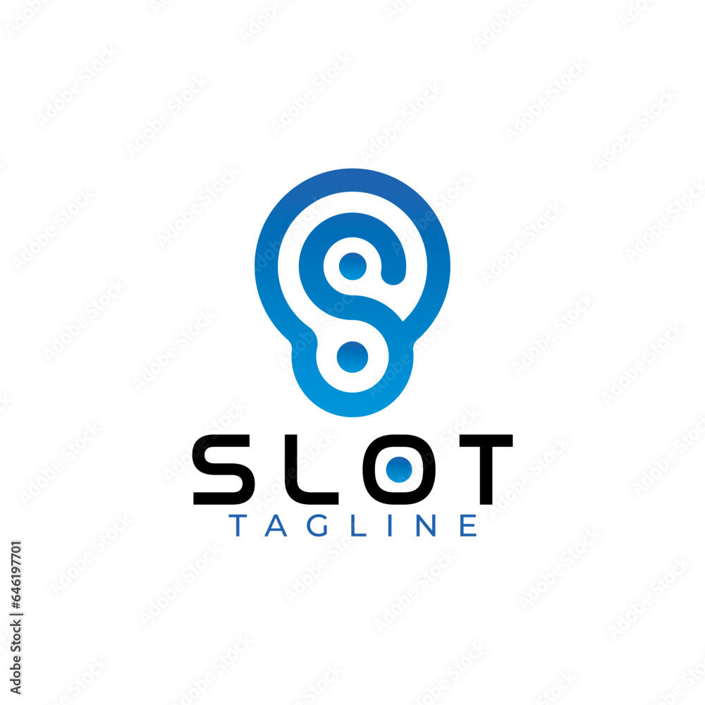 illustration Graphic s initial Creative logo with blue and black color for our business, suitable for technology company with S initial Name illustration Graphic s initial Creative logo with blue and black color for our business, suitable for technology company with S initial Name