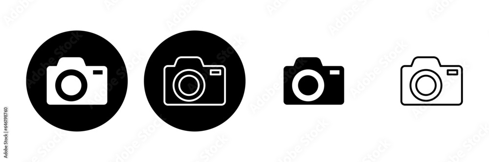 Camera icon set. photo camera icon. camera photography icon. Camera icon set. photo camera icon. camera photography icon.