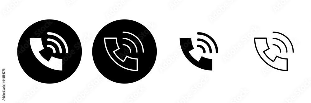 Call icon set. telephone icon vector. phone icon vector. contact us Call icon set. telephone icon vector. phone icon vector. contact us
