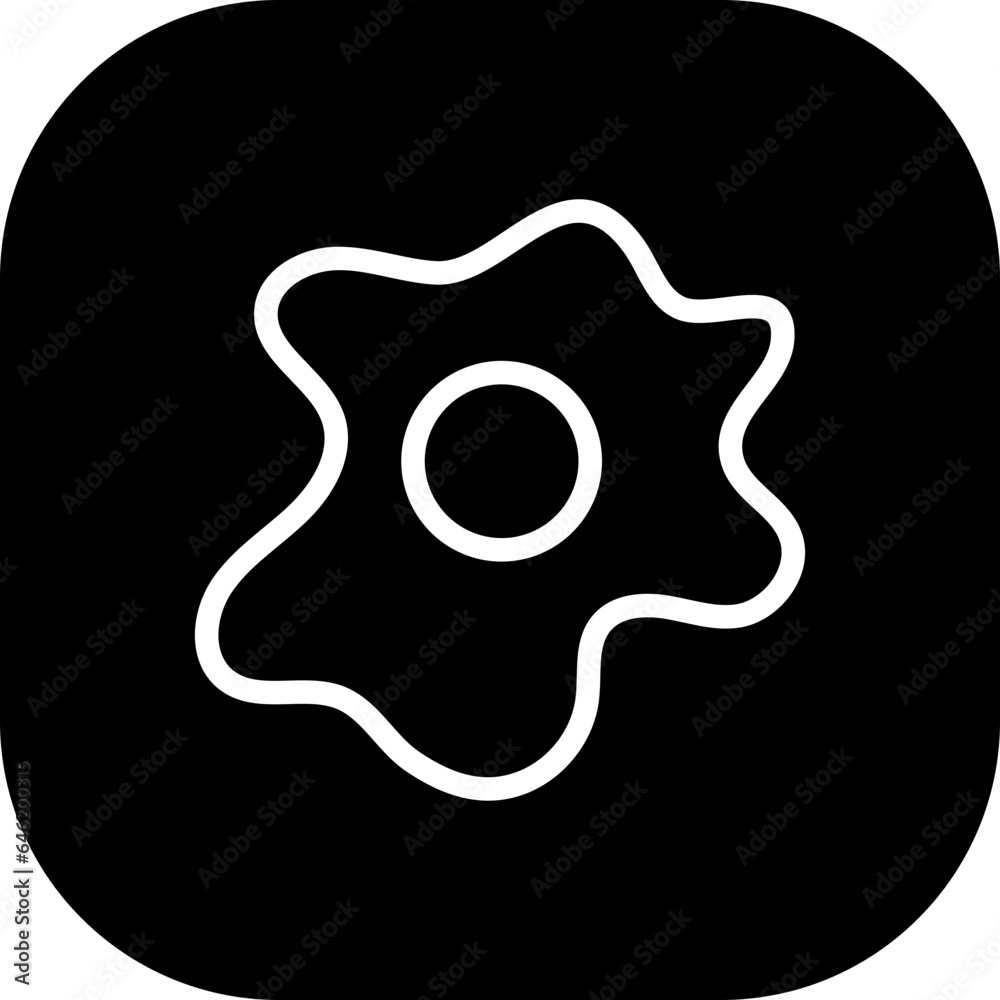 Boiled egg food and drink icon with black filled outline style. food, cooking, breakfast, symbol, isolated, egg, boiled. Vector illustration Boiled egg food and drink icon with black filled outline style. food, cooking, breakfast, symbol, isolated, egg, boiled. Vector illustration