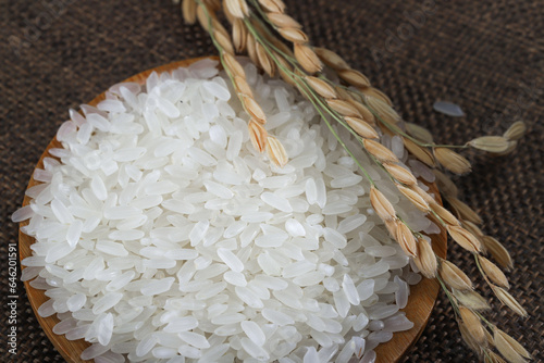 Asian rice, Vietnam rice is the best rice in Asia, hi res photo