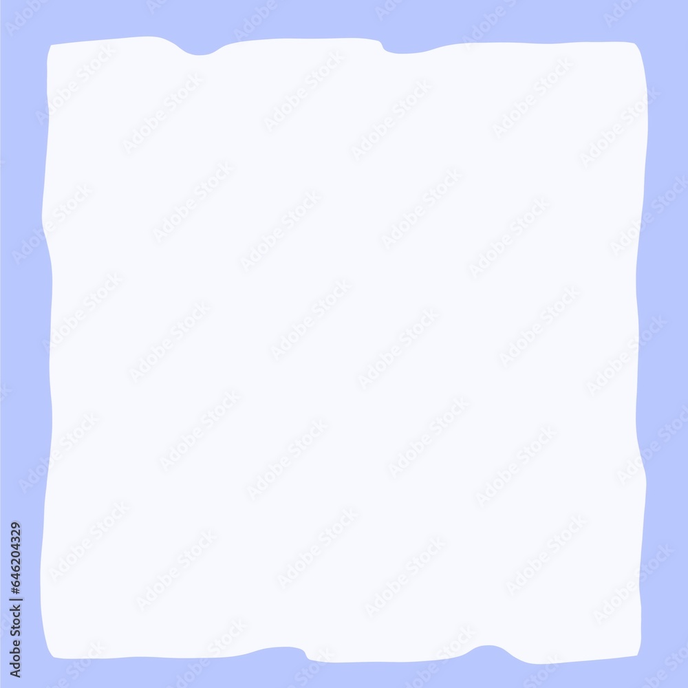 Obraz premium white paper on blue background