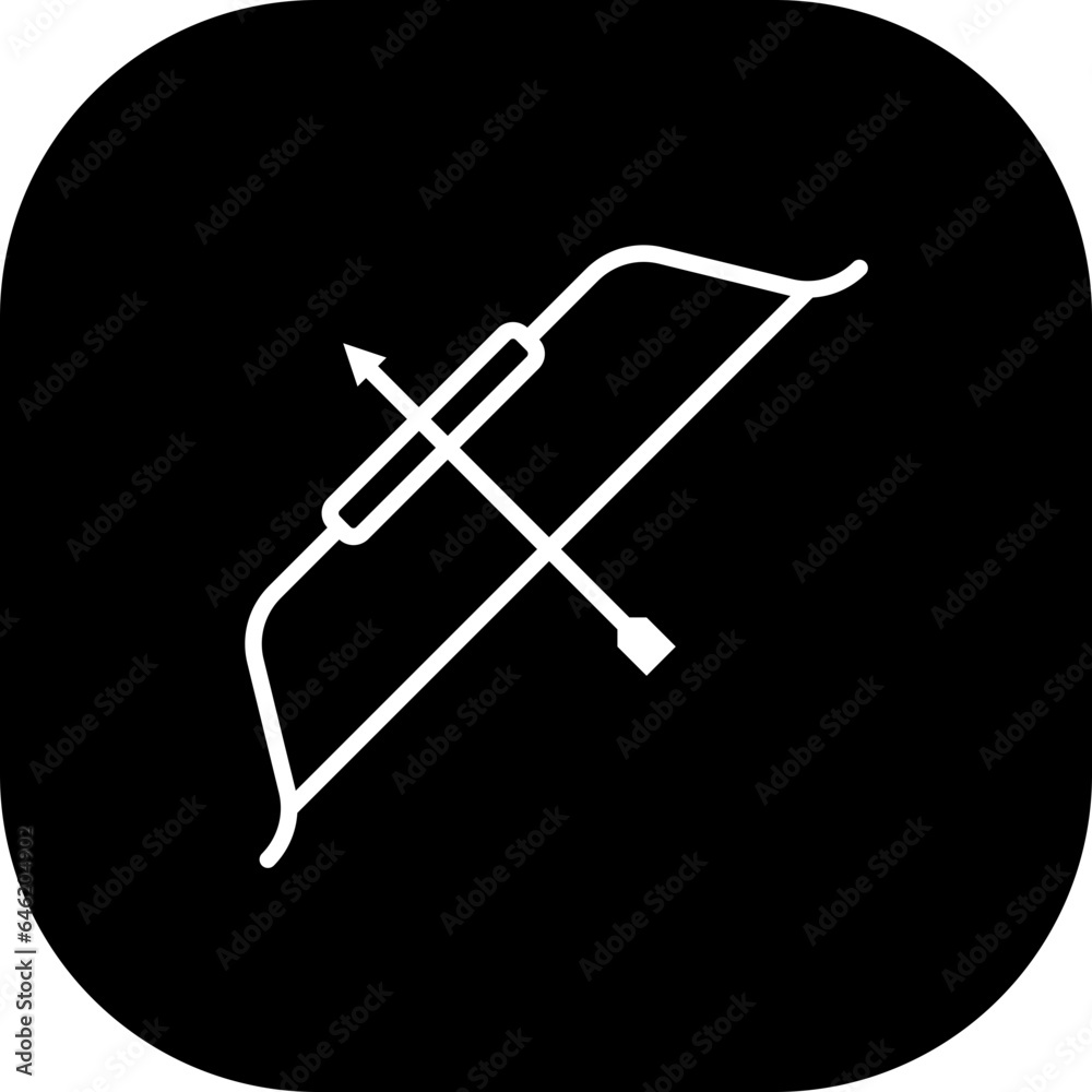 Archery sport and fitness icon with black filled outline style. archery, symbol, sport, arrow, target, competition, game. Vector illustration Archery sport and fitness icon with black filled outline style. archery, symbol, sport, arrow, target, competition, game. Vector illustration