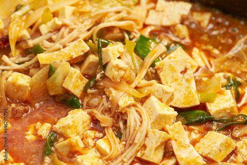 Spicy tofu stew, Korean cuisine