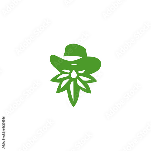 green oldman with cowboy cup design
