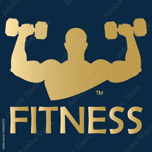 illustration of a person lifting weights