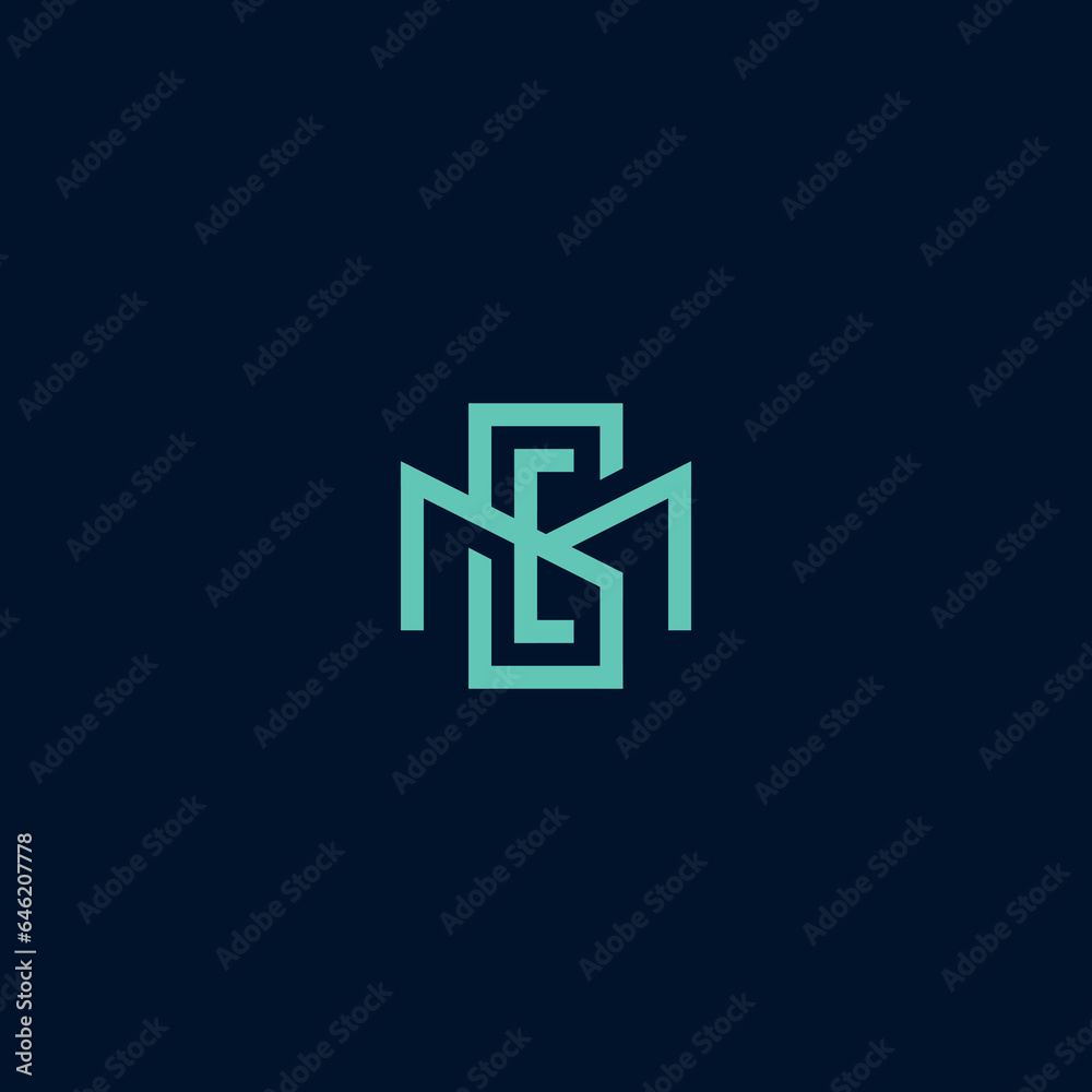 Abstract Letters Logo Monogram Abstract Letters Logo Monogram