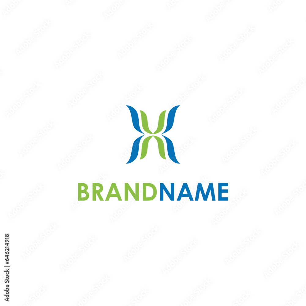 Fototapeta premium simple butterfly logo vector
