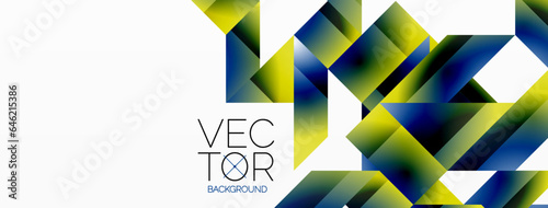 Minimalist elegance - lines, squares, triangles converge on white. Geometry essence showcased in serene harmony. Harmonizing essential shapes on a pristine backdrop