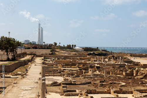 Caesarea, Israel - archaeological site of the Roman and Crusader period
