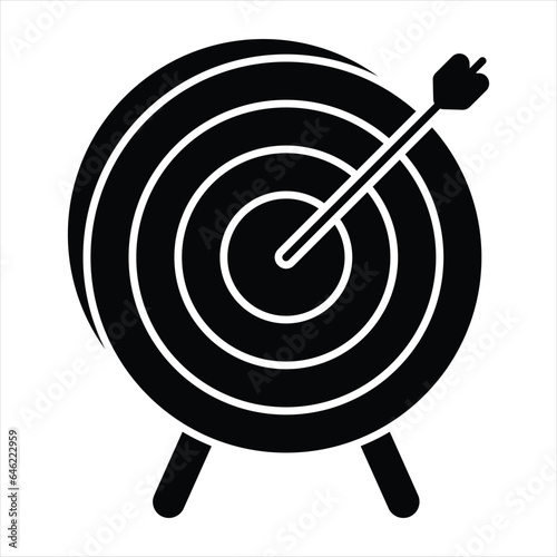target glyph icon design style