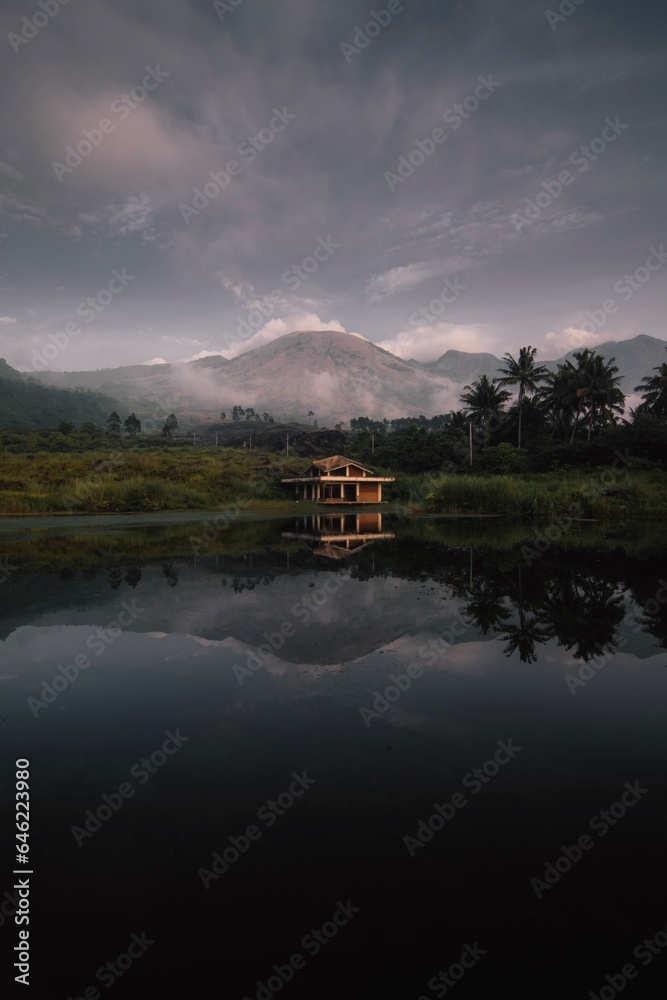 lake in the mountains