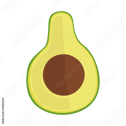 avocado, fruit, vector, illustration, art, graphic design
