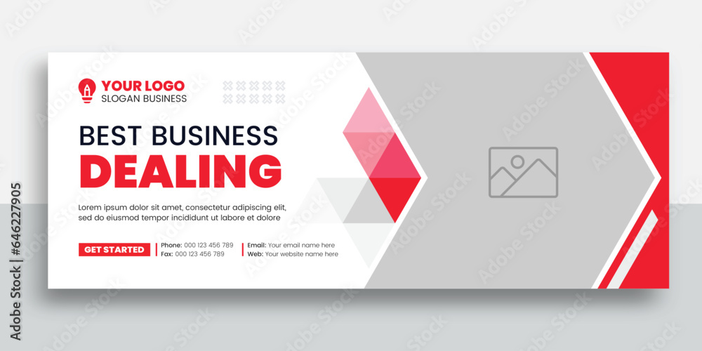 Digital marketing facebook cover web banner template Digital marketing facebook cover web banner template