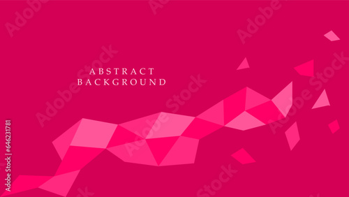 Vector creative abstract modern background design in pink color for presentation use.