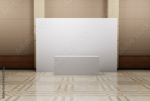 Event Registration desk with table