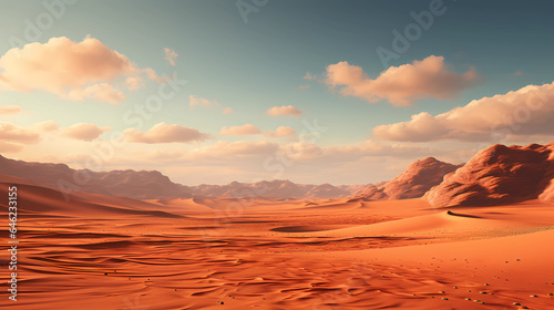 The vast desert