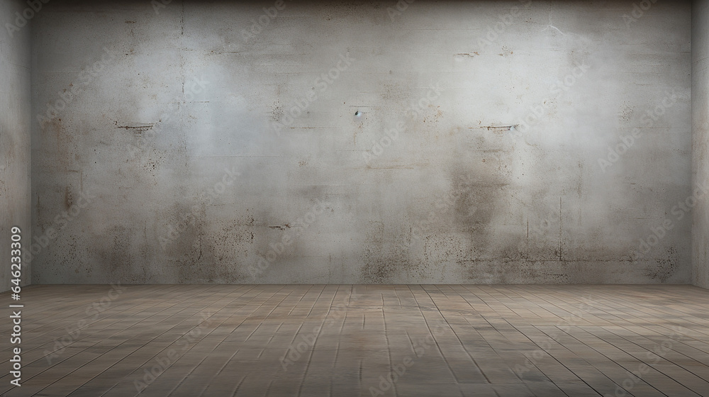 Empty concrete wall. Industrial wall design. Generative AI Empty concrete wall. Industrial wall design. Generative AI
