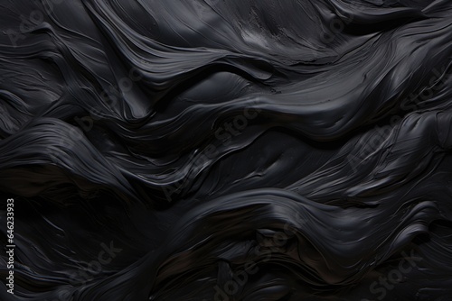 Abstract black wave background 