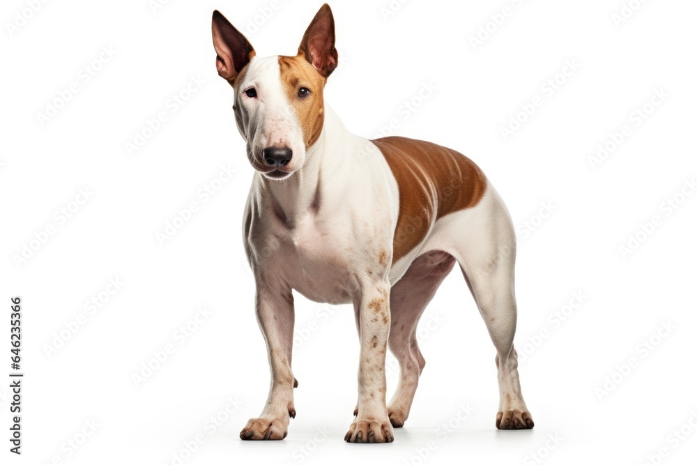 Bull terrier dog background