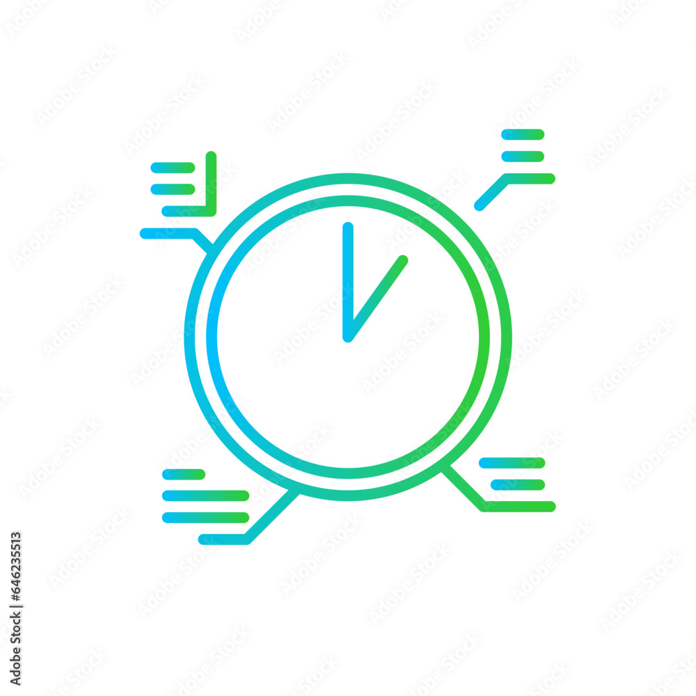 Daily routines healthy lifestyle icon with blue and green gradient outline style. daily, routine, symbol, life, sign, design, line. Vector Illustration Daily routines healthy lifestyle icon with blue and green gradient outline style. daily, routine, symbol, life, sign, design, line. Vector Illustration