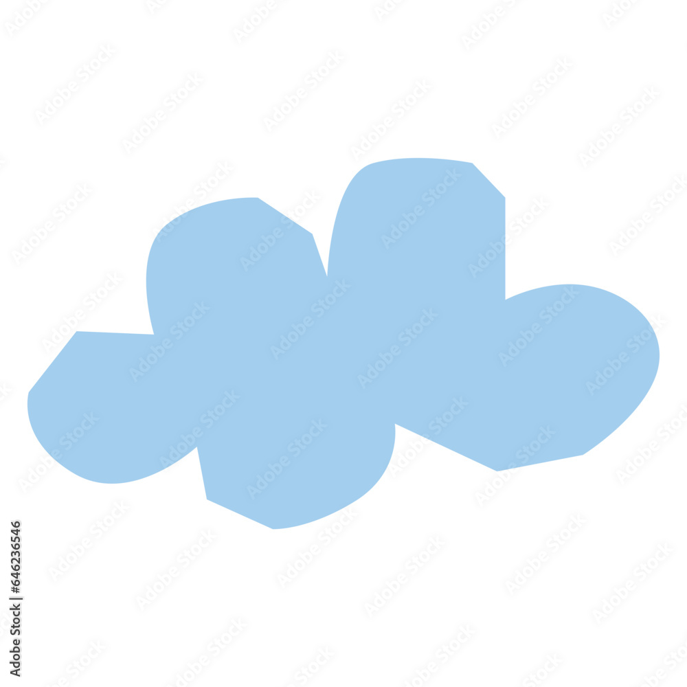 Cloud flat illustration