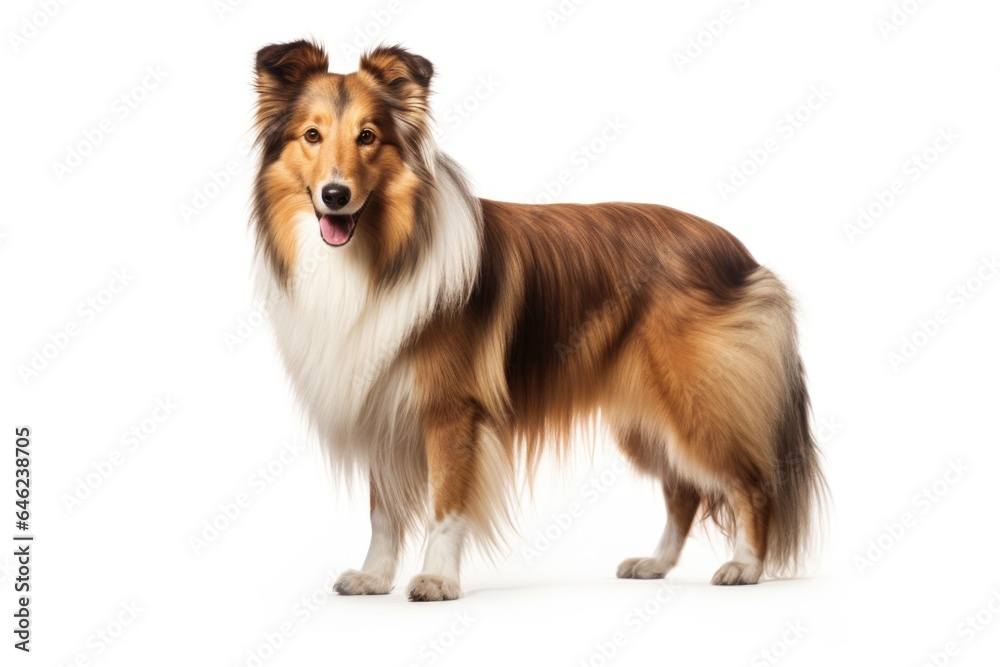 Collie dog background