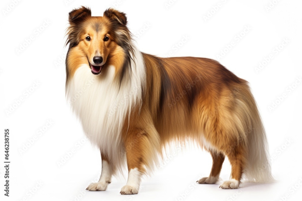 Collie dog background