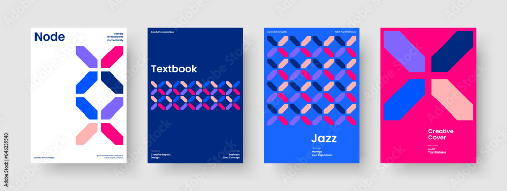 Abstract Book Cover Template. Creative Poster Layout. Geometric Business Presentation Design. Flyer. Banner. Background. Report. Brochure. Newsletter. Advertising. Leaflet. Handbill. Pamphlet