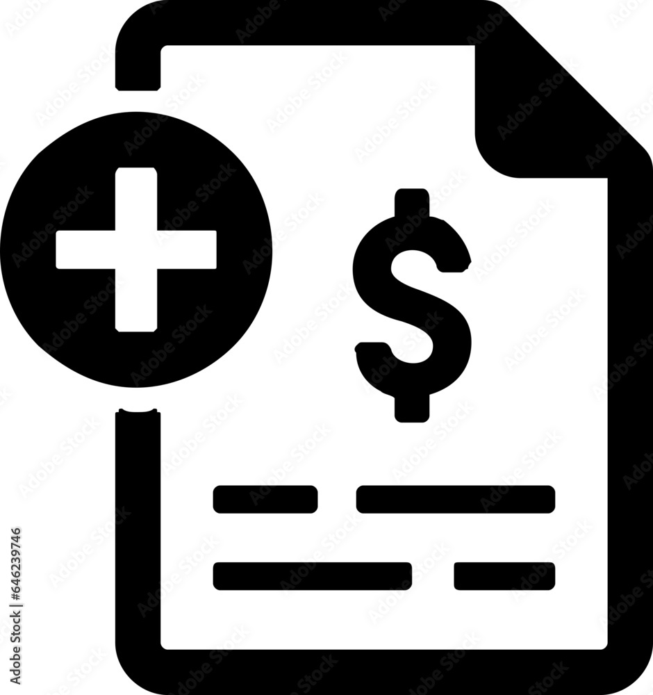Fototapeta premium medical bill