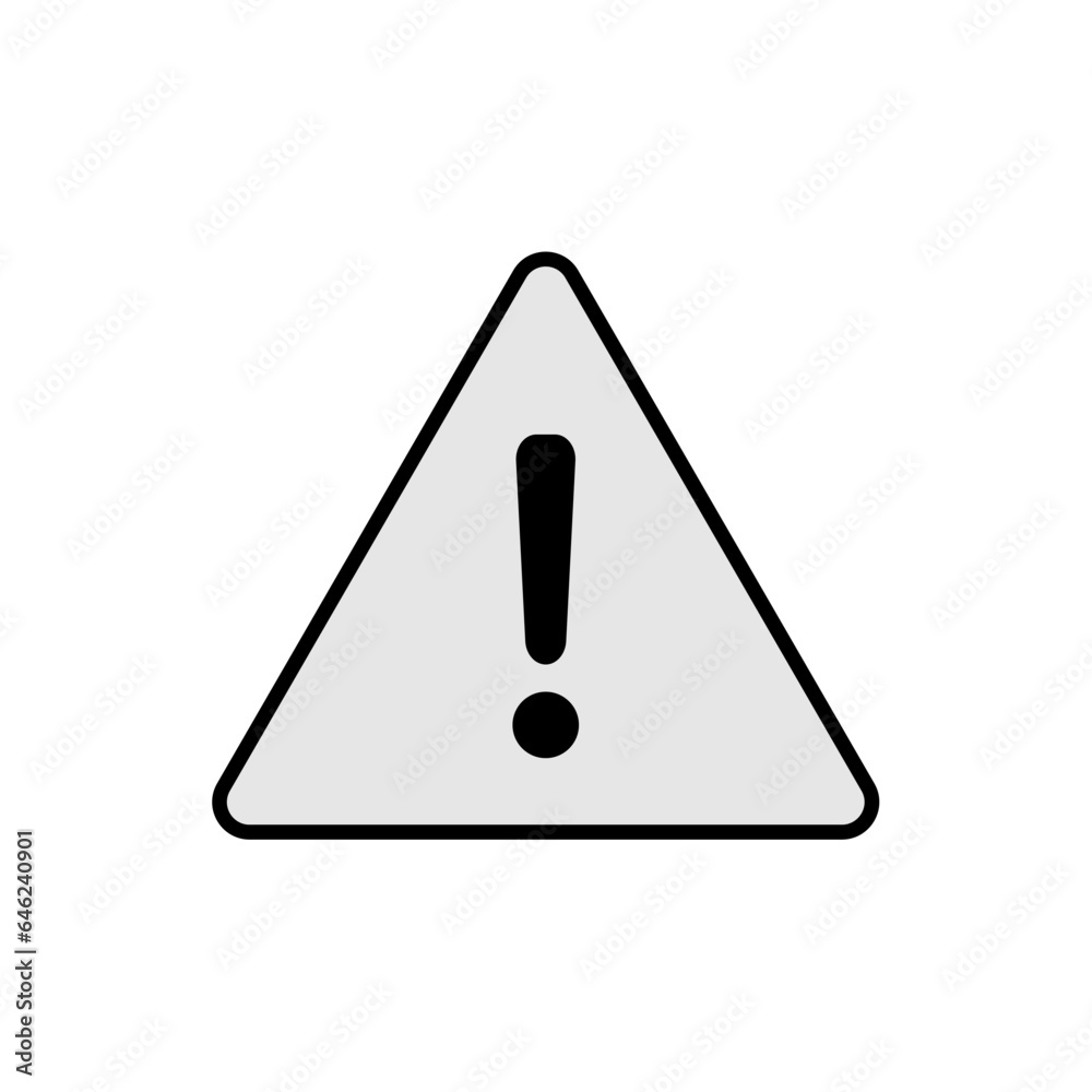 Exclamation Icon. Warning, Alert Symbol - Vector. Exclamation Icon. Warning, Alert Symbol - Vector.